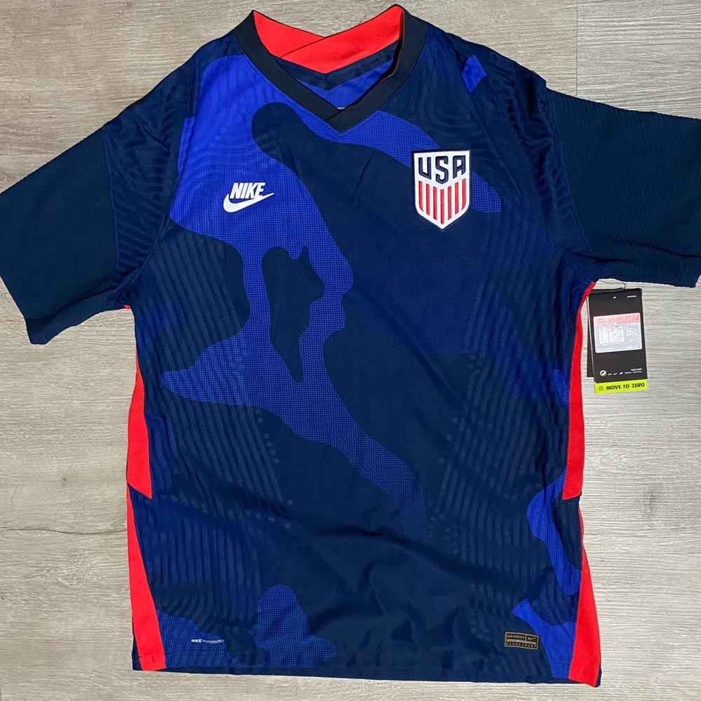 Nike USMNT Team USA Vapor Match Away Vaporknit Soccer Jersey Mens L CD0603-475